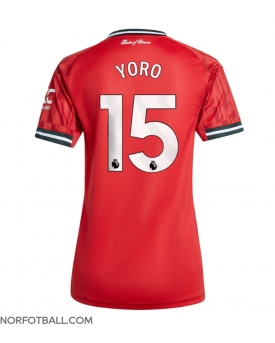 Billige Fotballdrakt Manchester United Leny Yoro #15 Replika Hjemmedrakt Dame 2025-26 Kortermet Billige Fotballdrakt Manchester United Leny Yoro #15 Replika Hjemmedrakt Dame 2025-26 Kortermet